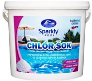Sparkly POOL Chlór šok 5 kg - Bazénová chémia