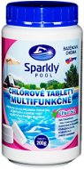 Sparkly POOL Tablety do bazéna chlórové 5 v 1 multifunkčné 200 g 1 kg - Bazénová chémia