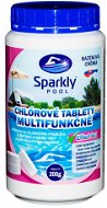 Sparkly POOL Tablety do bazéna chlórové 6 v 1 multifunkčné 200 g 1 kg - Bazénová chémia
