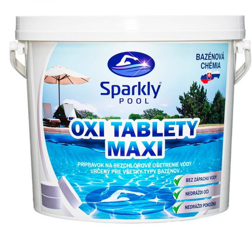 Sparkly POOL Kyslíkové oxi tablety do bazéna Maxi 3 kg - Pool Chemicals - Main image