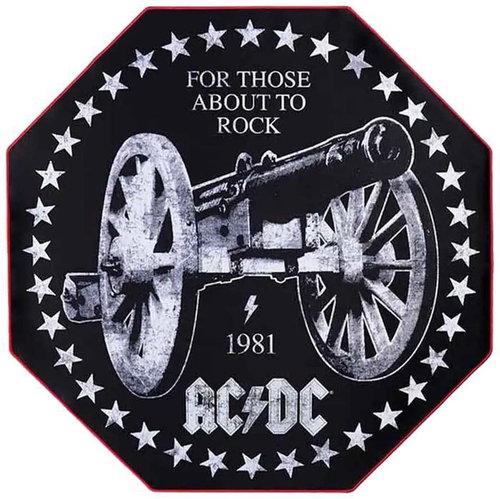 SUPERDRIVE AC/DC Gamer Floor Mat - Bodenschutzmatte - Hauptbild