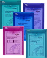 SNOPAKE Polyfile with print P, A5, electra - pack of 5 - Document Folder