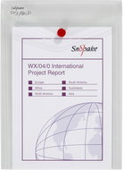 SNOPAKE Polyfile with print P, A5, clear - pack of 5 - Document Folder