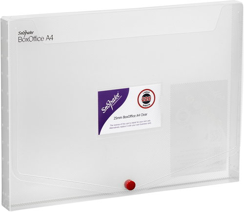 SNOPAKE BoxOffice PP A4, 25 mm, transparent, colourless - Document Folder - Main image