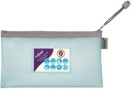 SNOPAKE EVA Pastel Mesh with zipper HC, DL, pastel blue - Document Folder