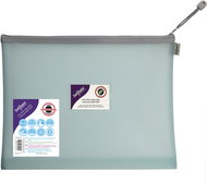 SNOPAKE EVA Pastel Mesh with HC zipper, 36 x 27.5 cm, pastel blue - Document Folder