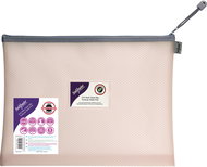 SNOPAKE EVA Pastel Mesh with HC zipper, 36 x 27.5 cm, pastel pink - Document Folder