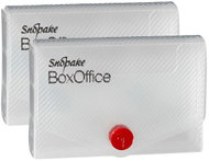SNOPAKE vizitkář s drukem, plastový, čirý, balení 2 ks - Business Card Holder