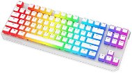 SPC Gear GK630K Onyx White Tournament Kailh Brown - US - Gaming Keyboard - Gaming-Tastatur