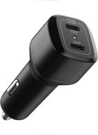 Spigen PowerArc ArcStation Car Charger Black 2-Port/USB-C PD 3.0 45W/USB-C PD 3.0 20W /Total 65W - Nabíječka do auta