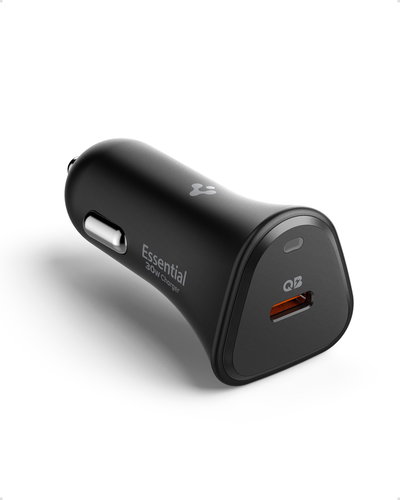 Spigen Essential 30 W Car Charger EV301 Black - Auto-Ladegerät - Hauptbild
