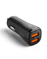 Spigen Essential 30 W Car Charger EV302 Black - Nabíjačka do auta