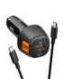 Autós töltő Spigen Essential 113 W Car Charger EV1133 Black - Nabíječka do auta