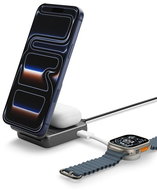 Spigen Essential MagSafe 2-in-1+C Wireless Charger EF302MOQ Black - Wireless Charger