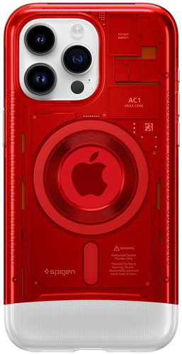 Spigen Classic C1 MagSafe ruby iPhone 15 Pro Max - Phone Cover - Main image
