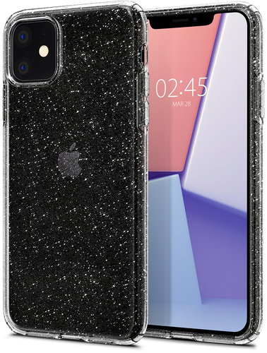 Spigen Liquid Crystal Glitter Clear iPhone 11 - Phone Cover - Main image