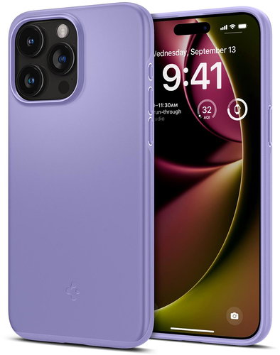 Spigen Thin Fit Iris Purple iPhone 15 Pro tok - Telefon tok - Fő fotó