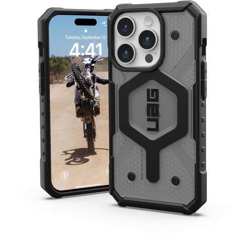 UAG Pathfinder MagSafe Ash iPhone 15 Pro - Phone Cover - Main image