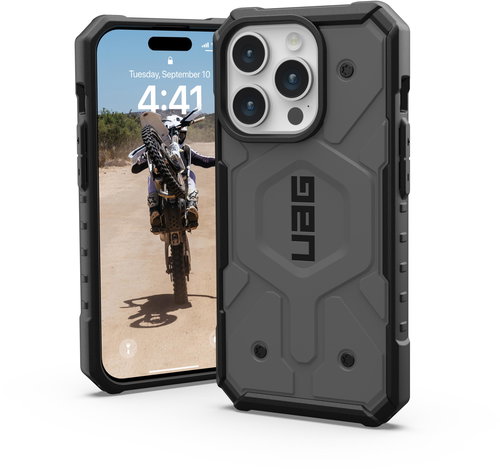 UAG Pathfinder MagSafe Silver iPhone 15 Pro - Handyhülle - Hauptbild