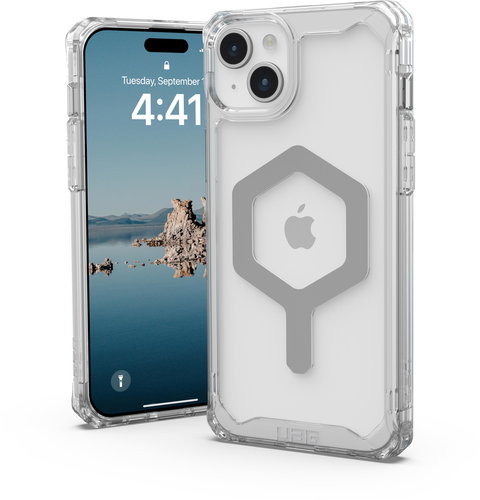 UAG Plyo MagSafe Ice/Silver iPhone 15 Plus - Phone Cover - Main image