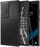 Kryt na mobil Spigen Optik Armor Black Samsung Galaxy S24 Ultra - Kryt na mobil