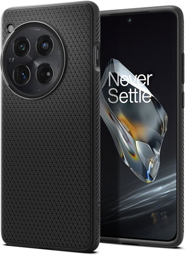 Spigen Liquid Air Matte Black OnePlus 12 - Phone Cover - Main image