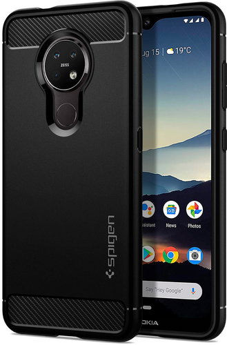 Spigen Rugged Armor Black Sony Ericsson 7.2/6.2 - Phone Cover - Main image