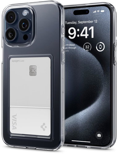 Spigen Crystal Slot Crystal Clear iPhone 15 Pro - Handyhülle - Hauptbild