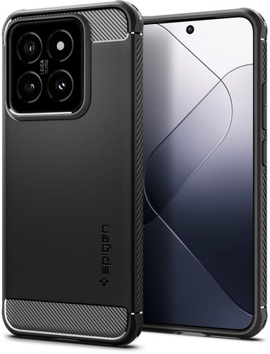 Spigen Rugged Armor Matte Black Xiaomi 14 - Handyhülle - Hauptbild