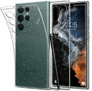 Phone Cover Spigen Liquid Crystal Glitter Crystal Quartz Samsung Galaxy S22 Ultra - Kryt na mobil
