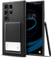 Spigen Liquid Slot Matte Black Samsung Galaxy S24 Ultra - Handyhülle
