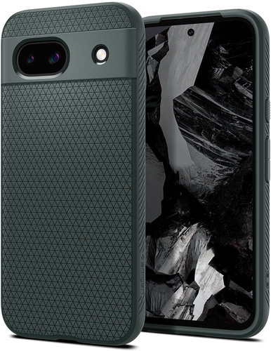 Spigen Liquid Air Abyss Green Google Pixel 8a - Handyhülle - Hauptbild