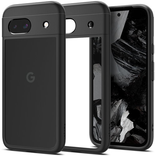 Spigen Ultra Hybrid Matte Black Google Pixel 8a - Phone Cover - Main image