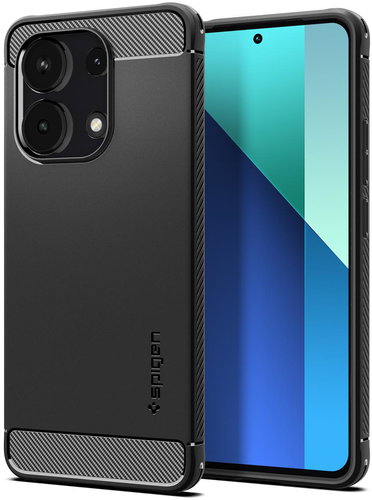 Spigen Rugged Armor Matte Black Xiaomi Redmi Note 13 - Phone Case - Main image
