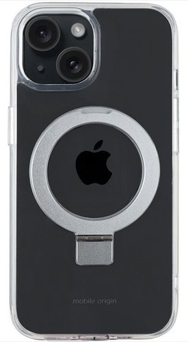 Mobile Origin RingMag Case Clear iPhone 15 - Phone Cover - Main image