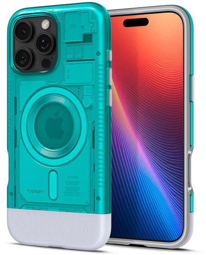 Spigen Classic C1 MagSafe Bondi Blue iPhone 16 Pro - Handyhülle - Hauptbild