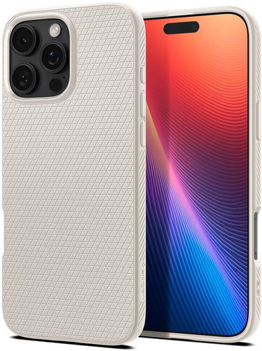 Spigen Liquid Air Natural Titanium iPhone 16 Pro Max tok - Telefon tok - Fő fotó