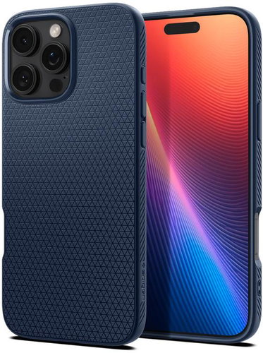 Spigen Liquid Air Navy Blue iPhone 16 Pro - Handyhülle - Hauptbild