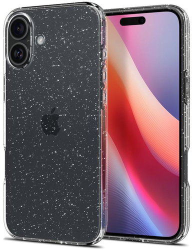 Spigen Liquid Crystal Glitter Crystal Quartz iPhone 16 tok - Telefon tok - Fő fotó