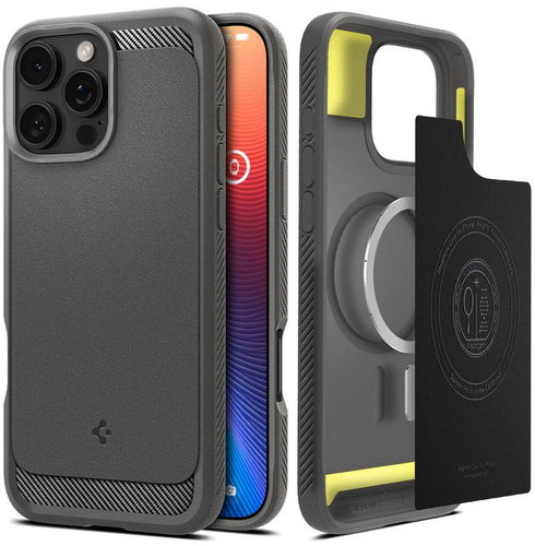 Spigen Rugged Armor MagSafe Gray iPhone 16 Pro Max - Handyhülle - Hauptbild