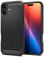 Spigen Rugged Armor MagSafe Matte Black iPhone 16 - Kryt na mobil