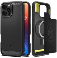 Spigen Rugged Armor MagSafe Matte Black iPhone 16 Pro Max tok - Telefon tok