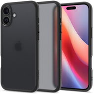 Spigen Ultra Hybrid Frost Black iPhone 16 tok - Telefon tok