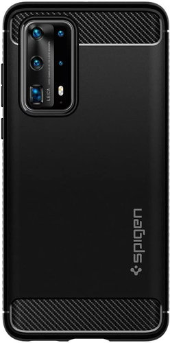 Spigen Rugged Armor Black Huawei P40 Pro - Phone Cover - Main image