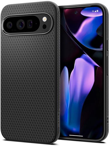 Spigen Liquid Air Matte Black Google Pixel 9 Pro XL tok - Telefon tok - Fő fotó