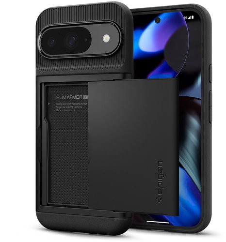 Spigen Slim Armor CS Black Google Pixel 9 Pro/Pixel 9 - Phone Cover - Main image