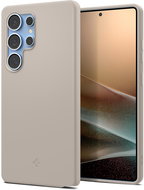 Spigen Silicone Fit MagSafe Natural Titanium Samsung Galaxy S25 Ultra - Phone Cover
