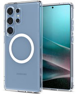 Spigen Ultra Hybrid MagSafe Clear White Samsung Galaxy S25 Ultra - Kryt na mobil
