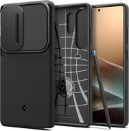 Spigen Optik Armor Black Samsung Galaxy S25 Ultra - Phone Cover