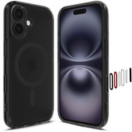 Spigen Ultra Hybrid T MagSafe Frost Black iPhone 16 - Kryt na mobil